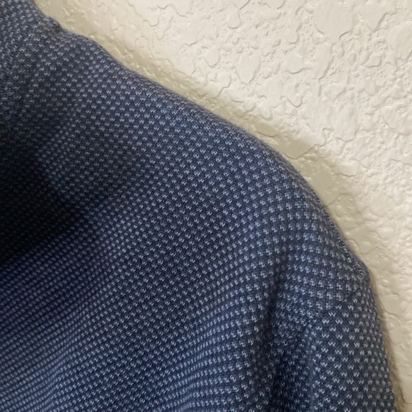 Men’s Club Room Birdseye Quarter Zip Up Long Sleeve Sweater Deep Black S NWT - Picture 3 of 10